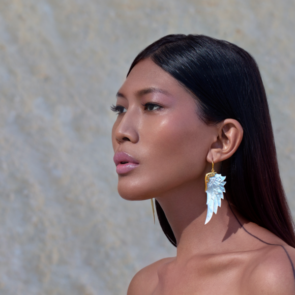 Purist Gold large Angel Wings fra Lalimalu