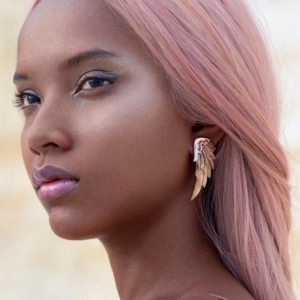 Angel wing earrings by abeloneskal