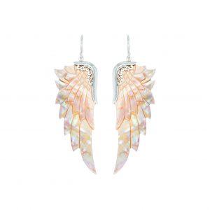 Angel wing earrings - sustainable jewellery from Lalimalu