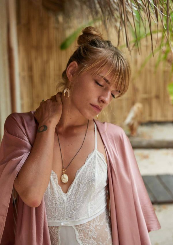 Angel Wing kimono, Musk/Caramel Wings - Image 5