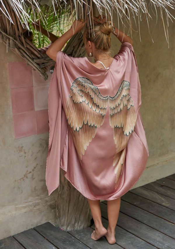 Angel Wing kimono, Musk/Caramel Wings - Image 4