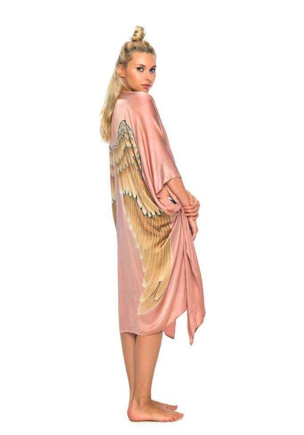 Angel Wing kimono, Musk/Caramel Wings - Image 8