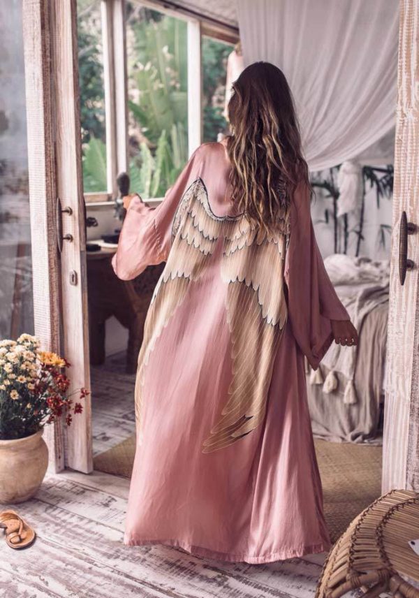 Angel Wing Bathrobe - Warriors of the Divine host byTrampenau