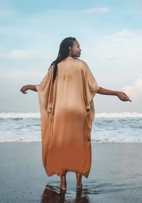 Archangel Gabriel Luxe Kimono, Ombre, Miniature Wings - Image 3