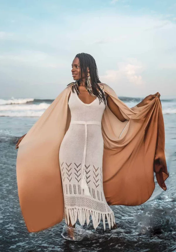 Archangel Gabriel Luxe Kimono, Ombre, Miniature Wings - Image 6